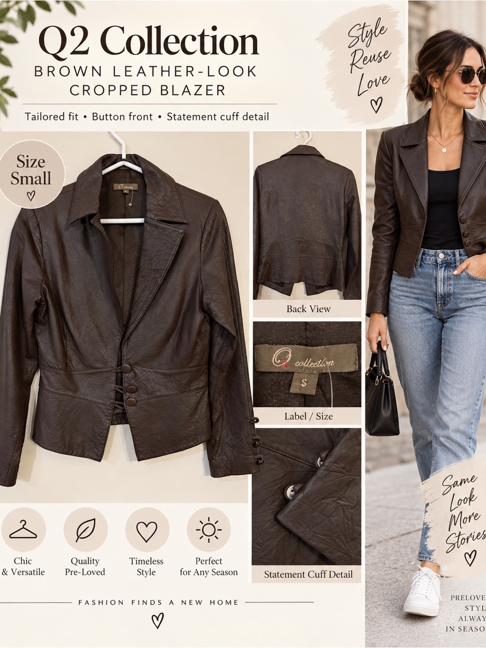 Vintage LEATHER jacket